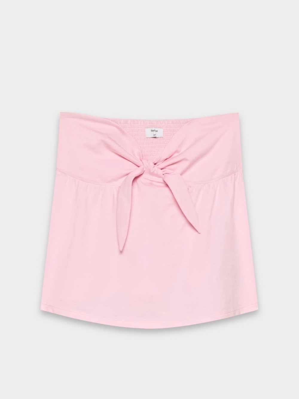 Aritzia Light Pink Tie-Front Tank Top